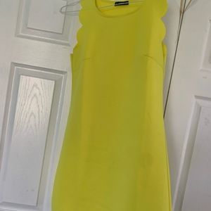 Yellow spring dress